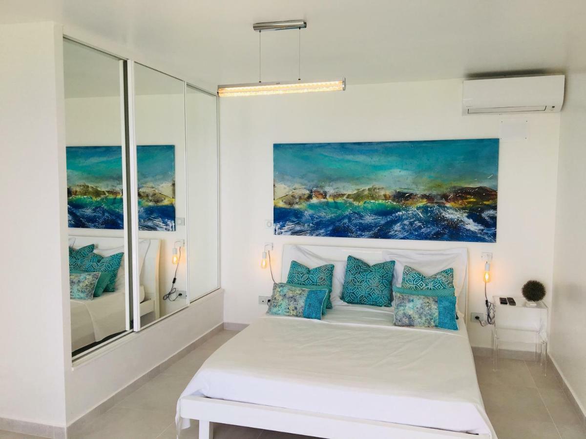 Studio Cozy Melissa Elegance - Guadeloupe , Le Gosier , Dampierre - Avec Pleine Vue Mer - Ocean A 180 Degres Exteriör bild