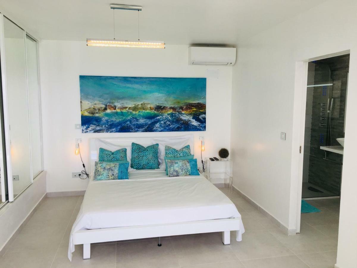Studio Cozy Melissa Elegance - Guadeloupe , Le Gosier , Dampierre - Avec Pleine Vue Mer - Ocean A 180 Degres Exteriör bild