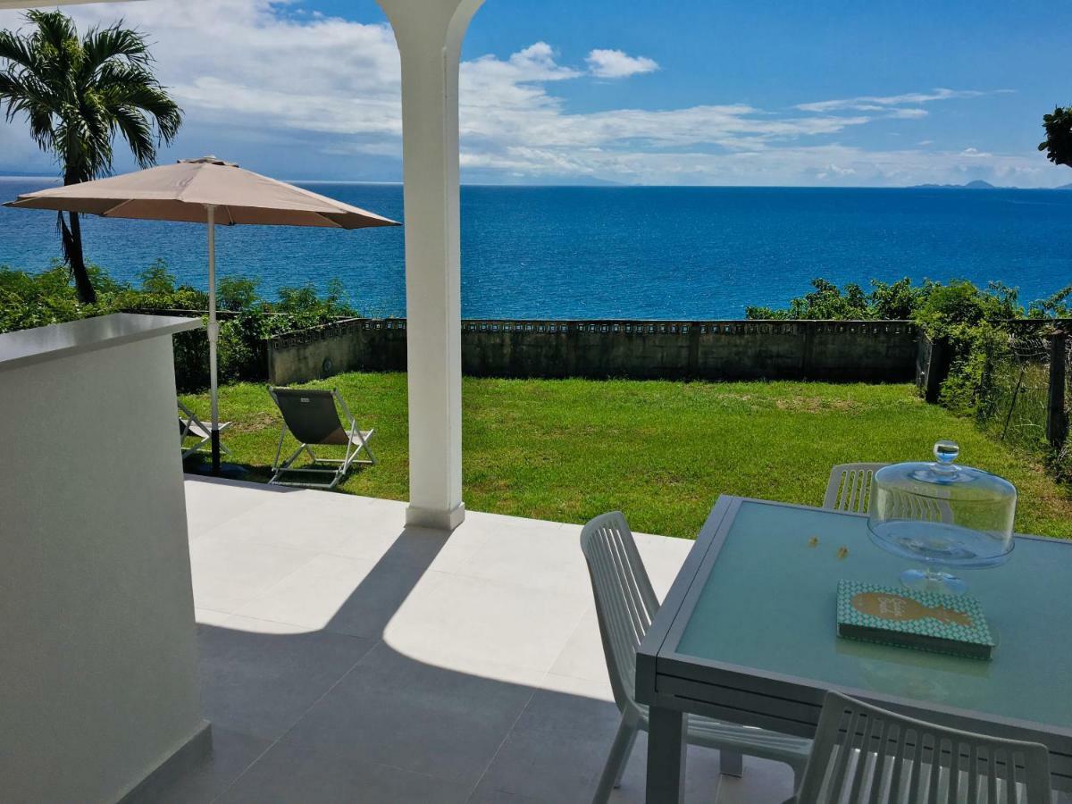 Studio Cozy Melissa Elegance - Guadeloupe , Le Gosier , Dampierre - Avec Pleine Vue Mer - Ocean A 180 Degres Exteriör bild