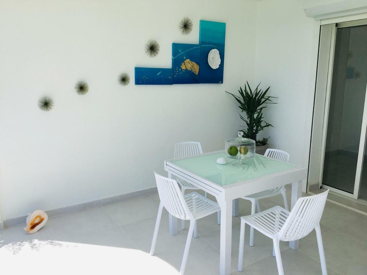 Studio Cozy Melissa Elegance - Guadeloupe , Le Gosier , Dampierre - Avec Pleine Vue Mer - Ocean A 180 Degres Exteriör bild